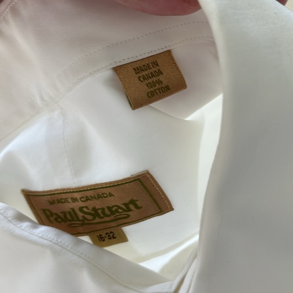 Paul Stuart Pleated Bib Tuxedo French Cuff Evening Dress Shirt - Picture 4 of 10